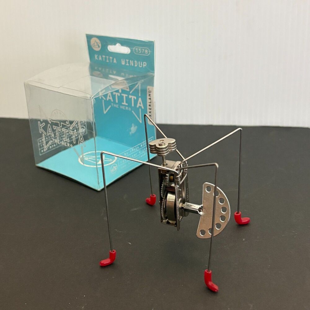 Katita Wind Up Mechanical Critter Toy by Kikkerland Design. MIP